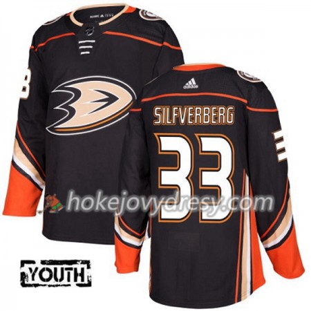 Dětské Hokejový Dres Anaheim Ducks Jakob Silfverberg 33 Adidas 2017-2018 Černá Authentic